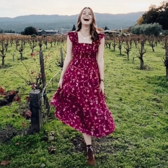 Hill House Dresses Hill House Home Ellie Nap Dress Burgundy